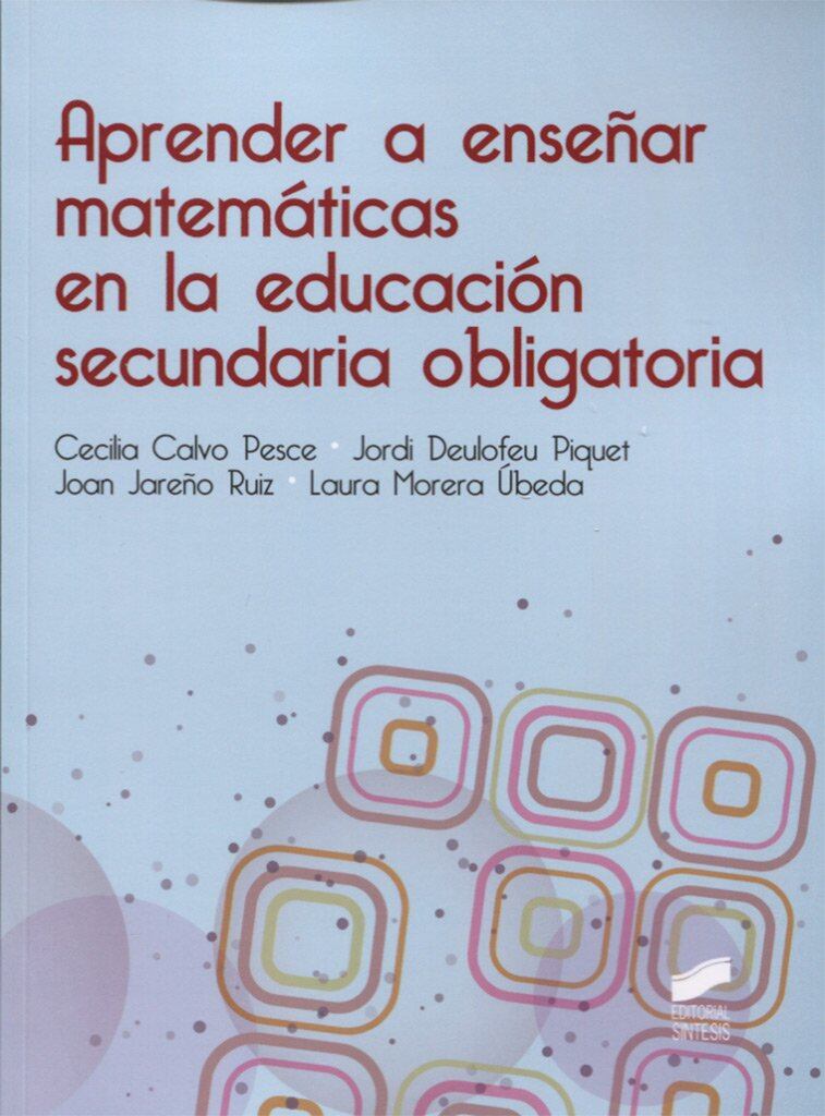 Aprender a enseñar matemáticas en la educación secundaria obligatoria