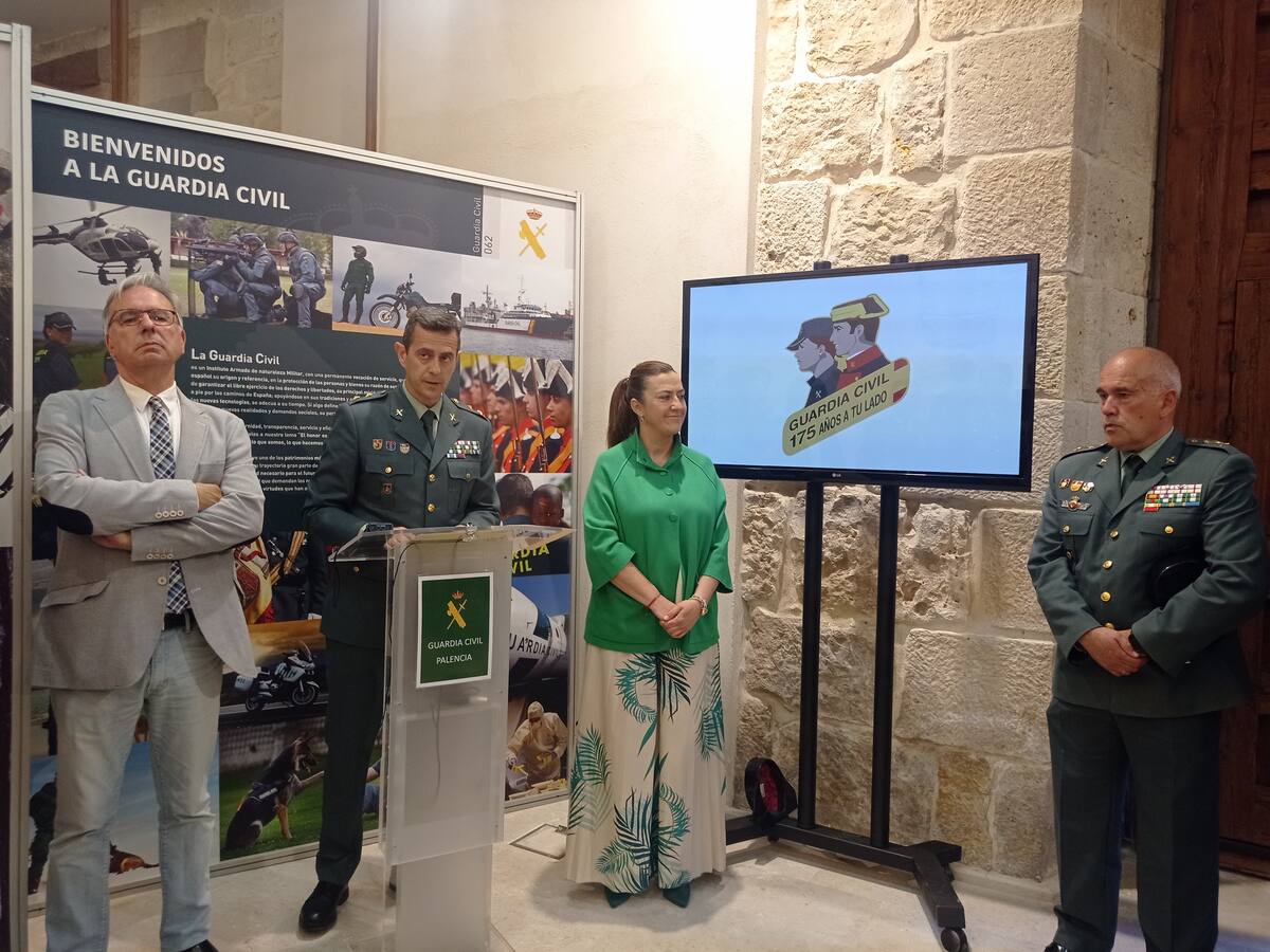 'La Guardia Civil al Servicio de la Ciudadanía' una exposición que busca acercar el Cuerpo a los palentinos