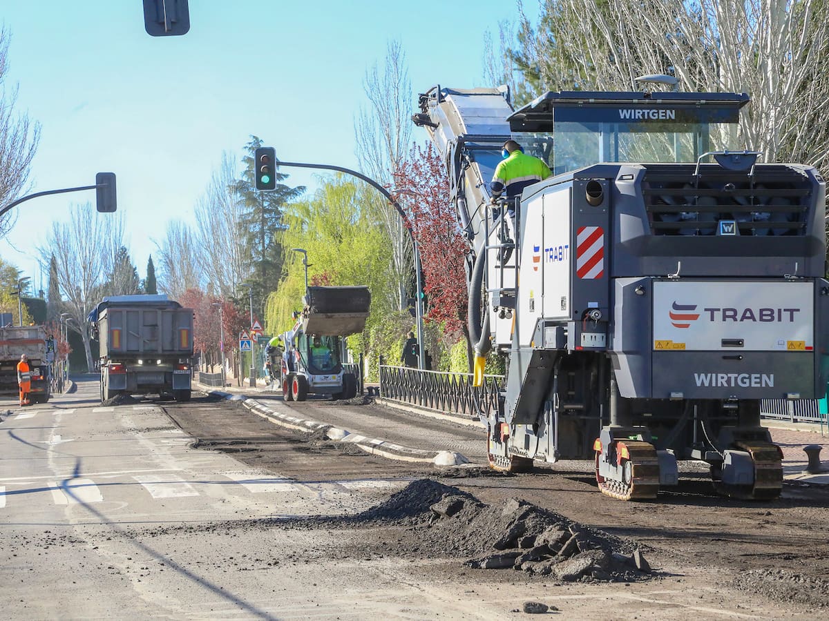 Estas son las calles de la segunda fase del Plan de Asfaltado de Alcobendas