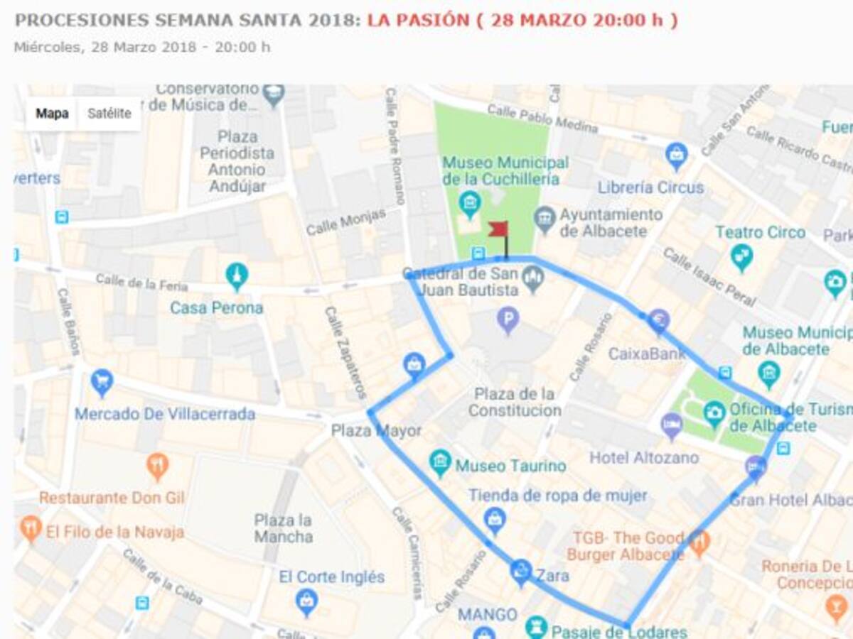 'La Pasión' saldrá a las 8 de la Catedral