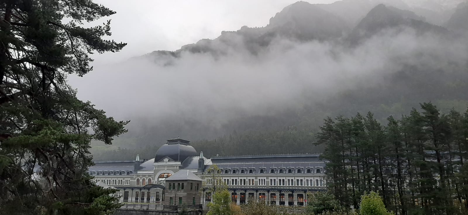 Canfranc recogió más de 80 litros de agua este sábado