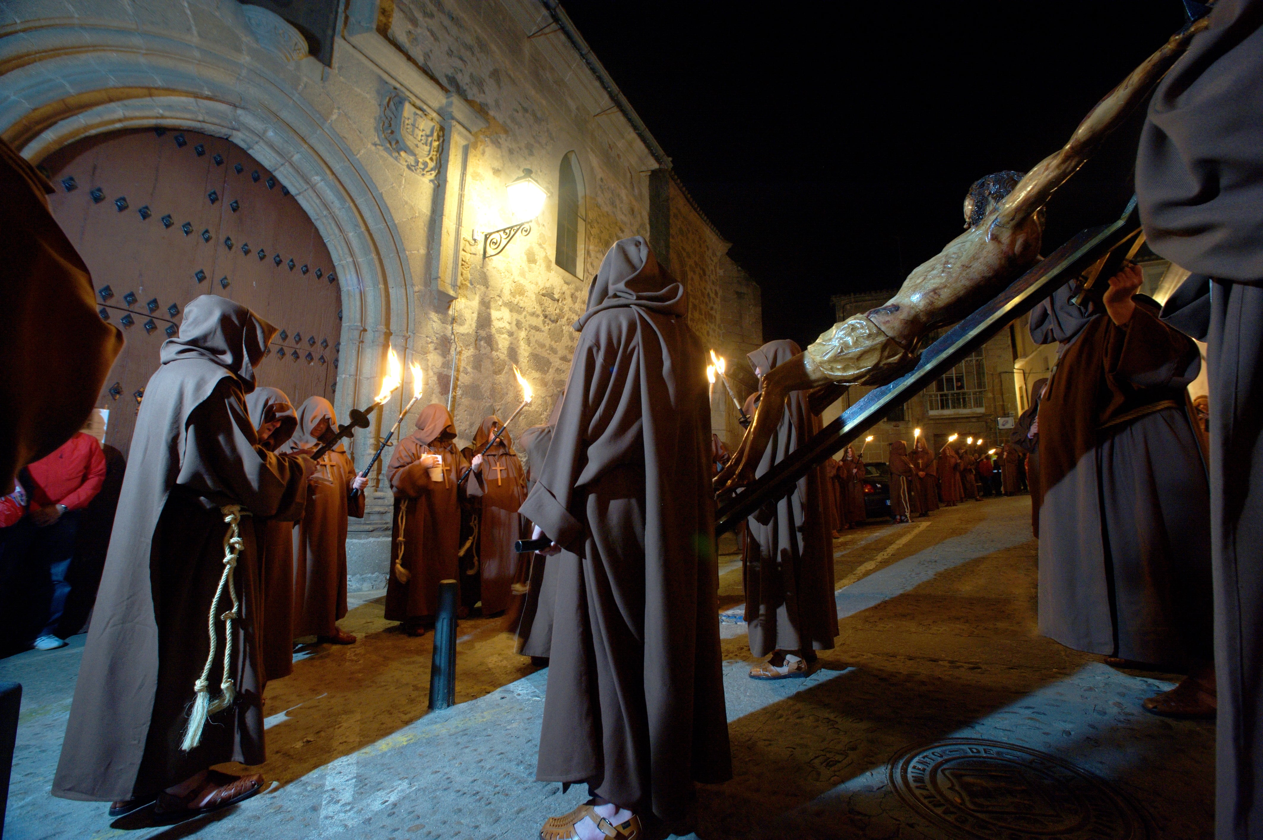 La procesión del Santísimo Cristo de la Buena Muerte, en una imagen de archivo.