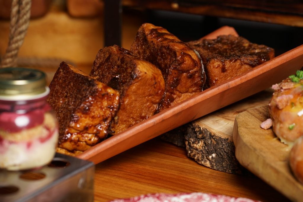 Algunas de las torrijas que se sirven en La Torrijada