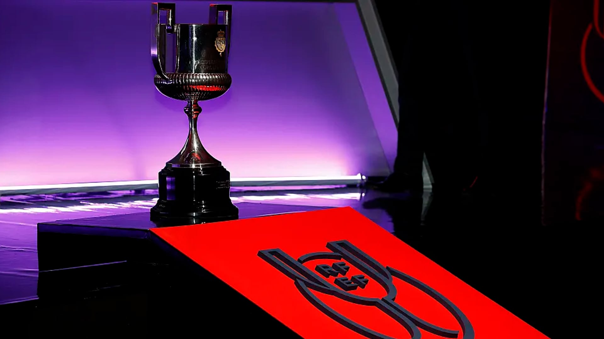 El trofeo de la Copa del Rey