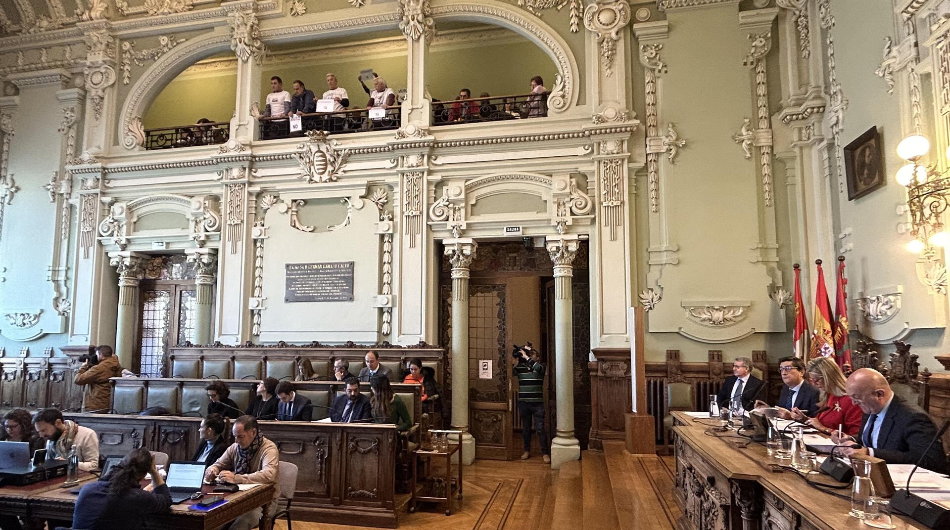 Pleno extraordinario del Ayuntamiento de Valladolid sobre el soterramiento