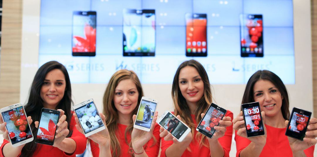 Hostesses al Mobile World Congress