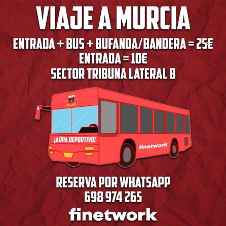 Viaje en autobús a Murcia