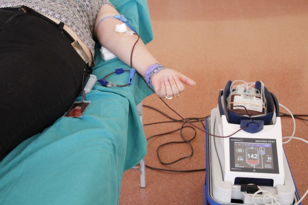 Donante de sangre en Elda