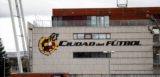 Imagen de la sede de la RFEF durante el confinamiento