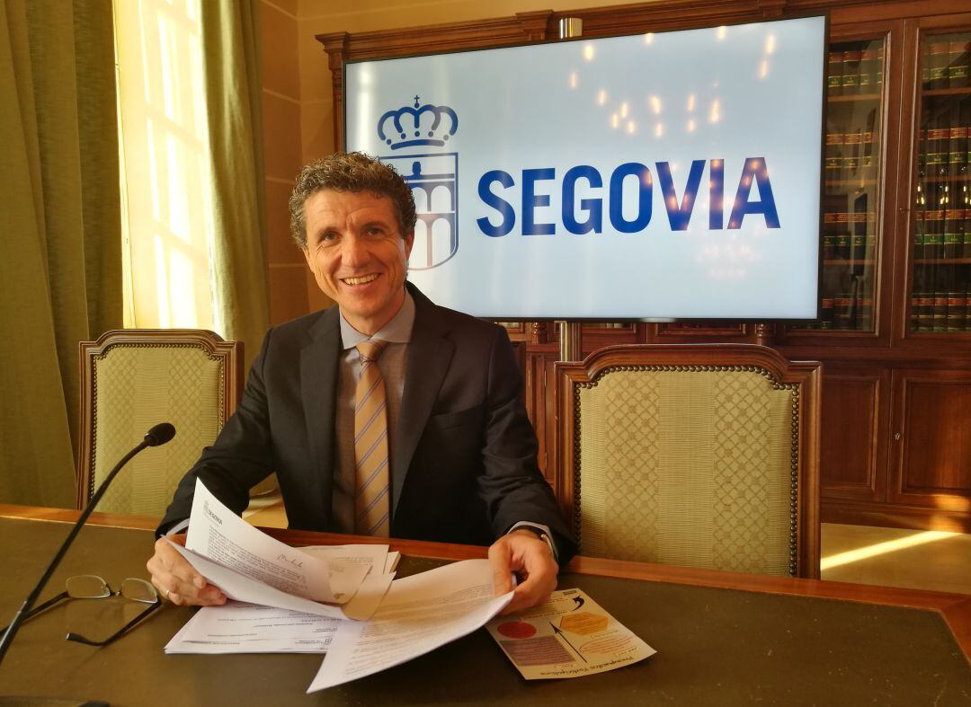Andrés Torquemada concejal de participación del Ayuntamiento de Segovia