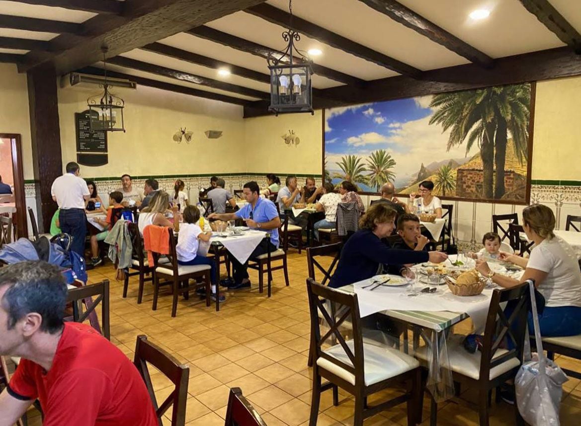 El comedor de Casa Tomás (Tegueste, Tenerife)