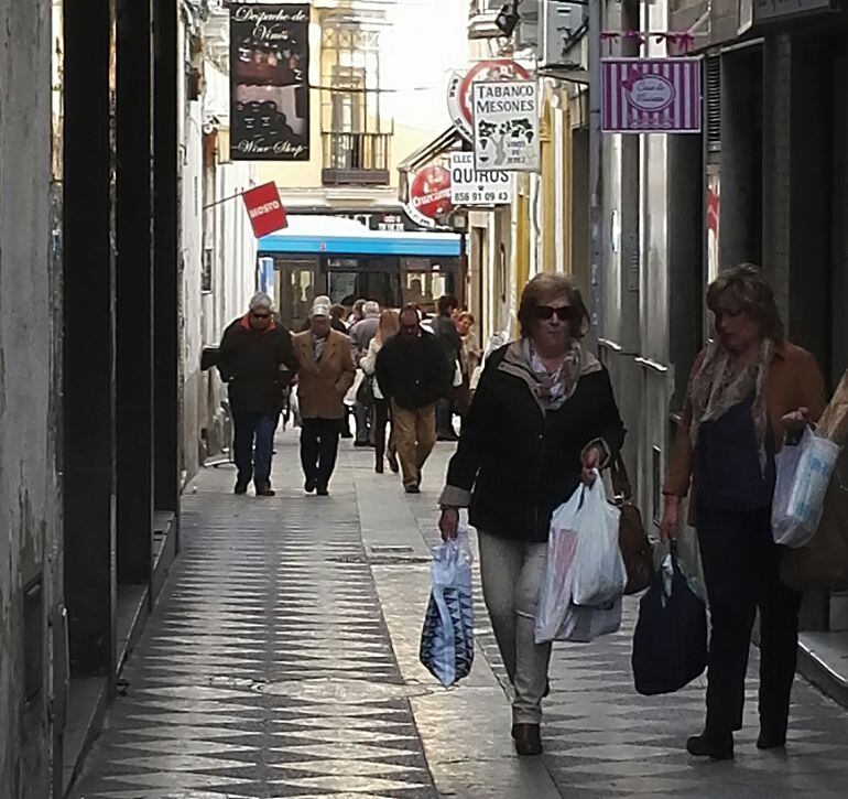 Imagen de una calle del centro de Jerez