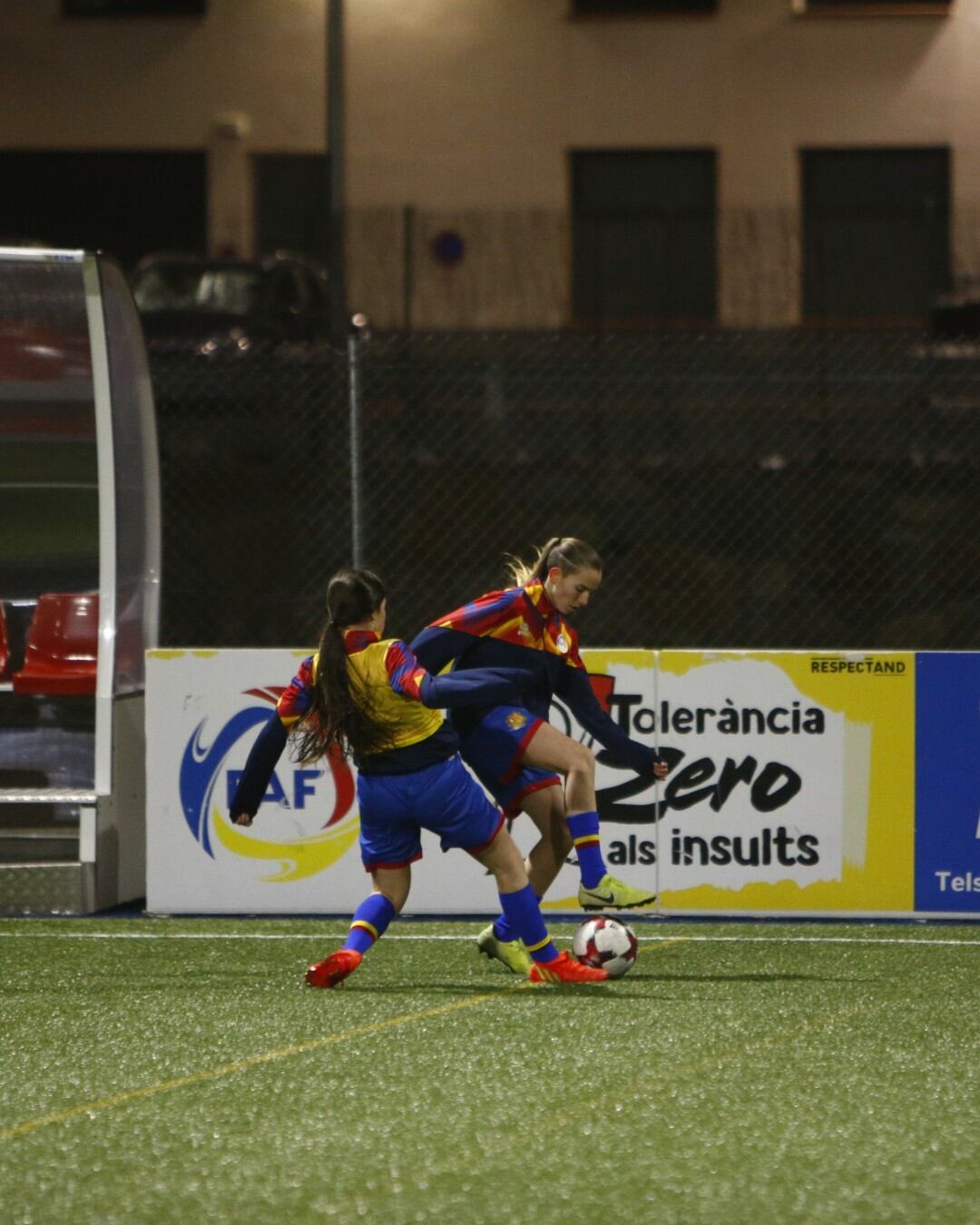 Darrer entrenament de la selecció sub17 femenina.