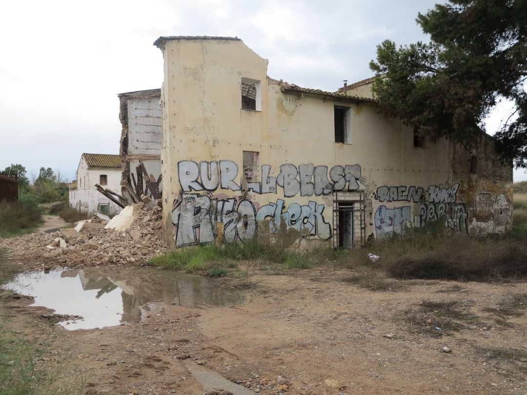 Derrumbe de la alquería del Rey de València