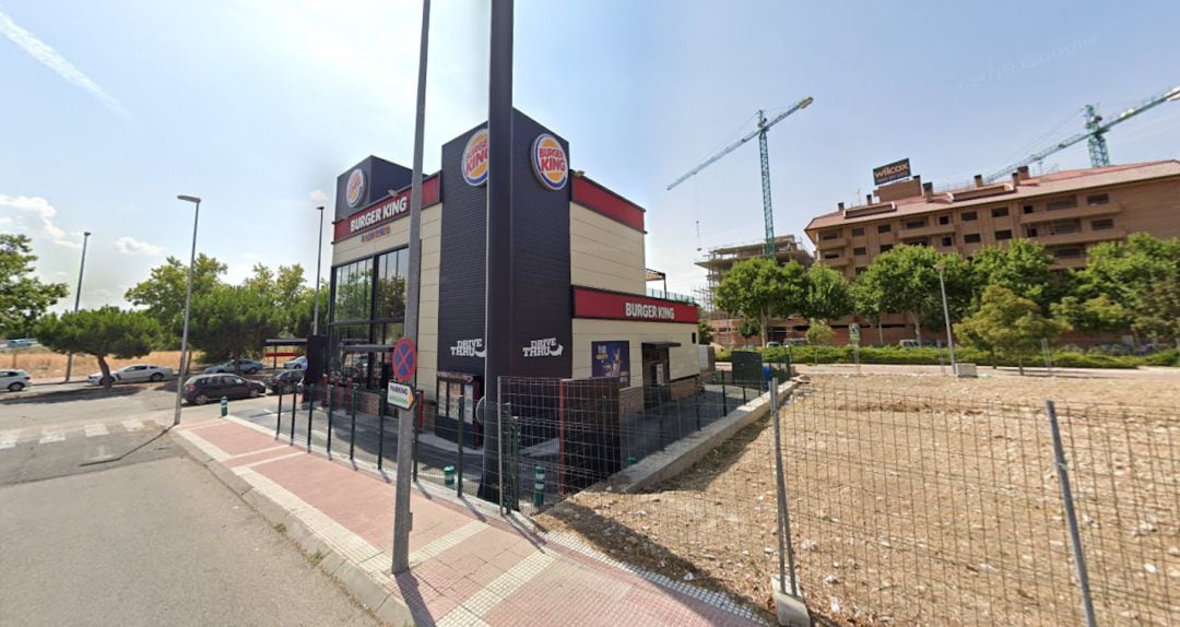 Establecimiento de la cadena Burger King en la calle Villamalea de Alcalá de Henares