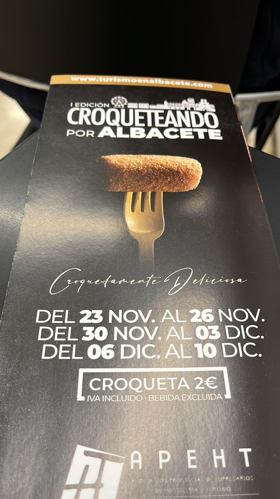 Nacen las jornadas de las croquetas en Albacete