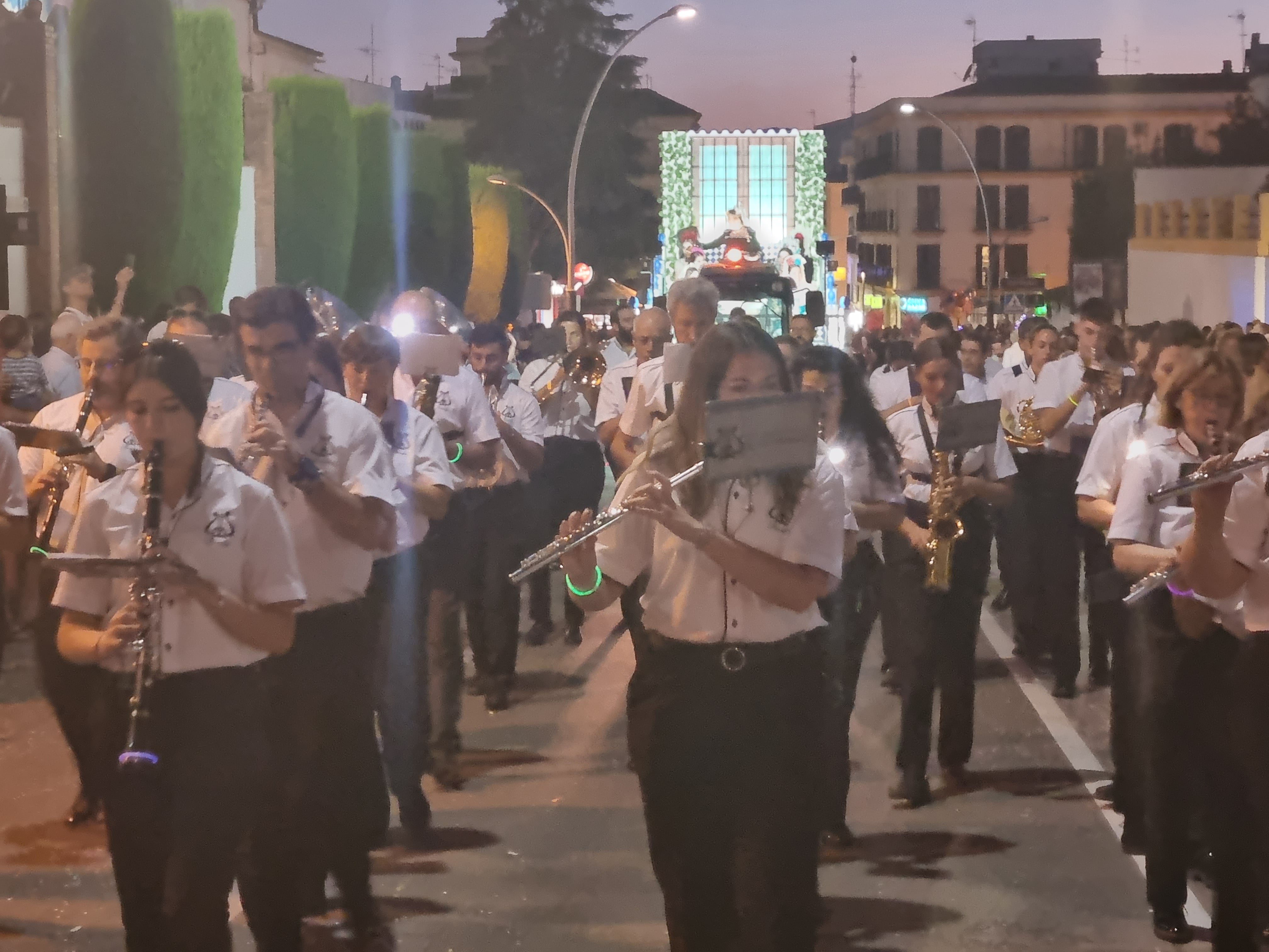 La Banda Municipal de Ronda en su participación en la Cabalgata de la Alegría en 2023