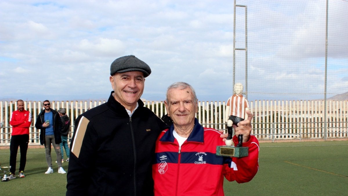 Pepe Jurado en uno de los días más felices de su vida junto a Diego Macgregor.