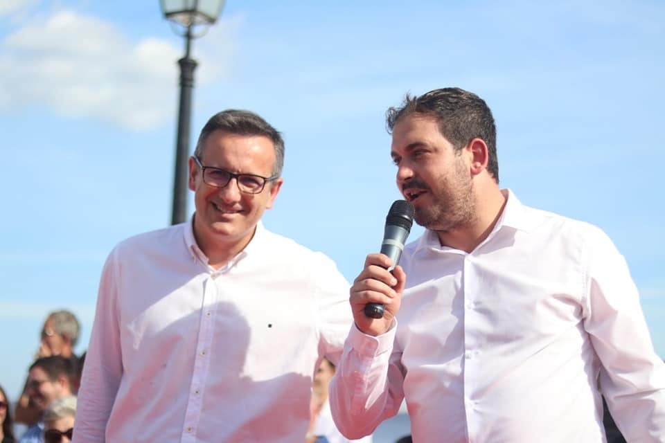 Diego Conesa junto Mario Pérez Cervera