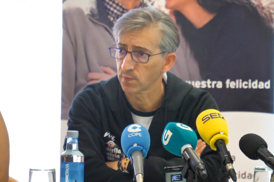 Moncho Fernández, entrenador del Obradoiro, en rueda de prensa