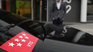 Un VTC en las calles de Madrid en una imagen de archivo.