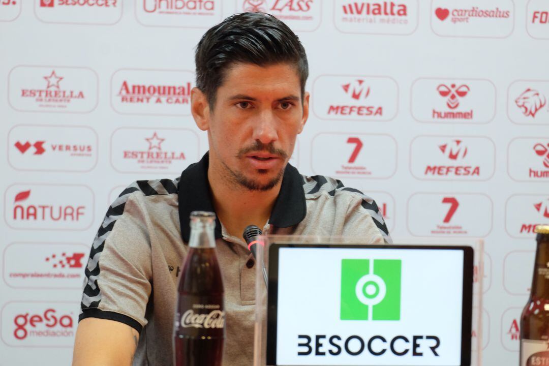 Yeray González en rueda de prensa