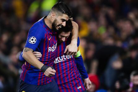Suárez y Neymar en el Barcelona