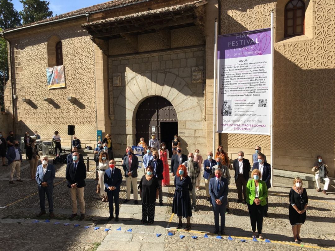 Inauguración en la Alhóndiga del Hay Festival 2020.