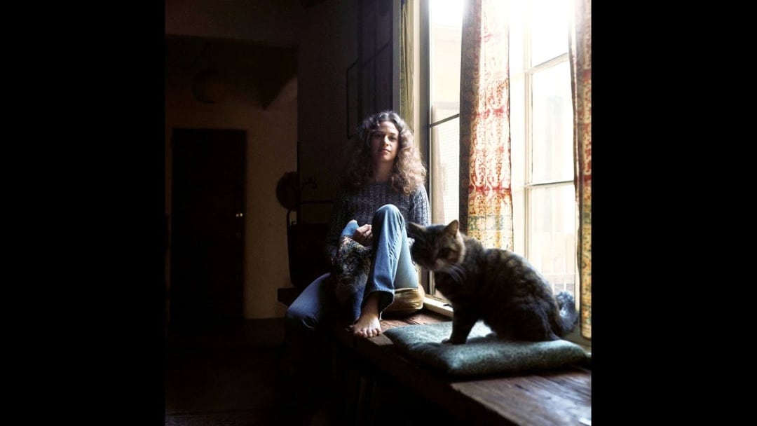 Carole King en una de las fotografías promocionales de &#039;Tapestry&#039;