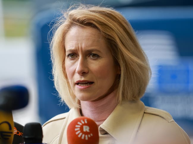La alta representante de la UE, Kaja Kallas.