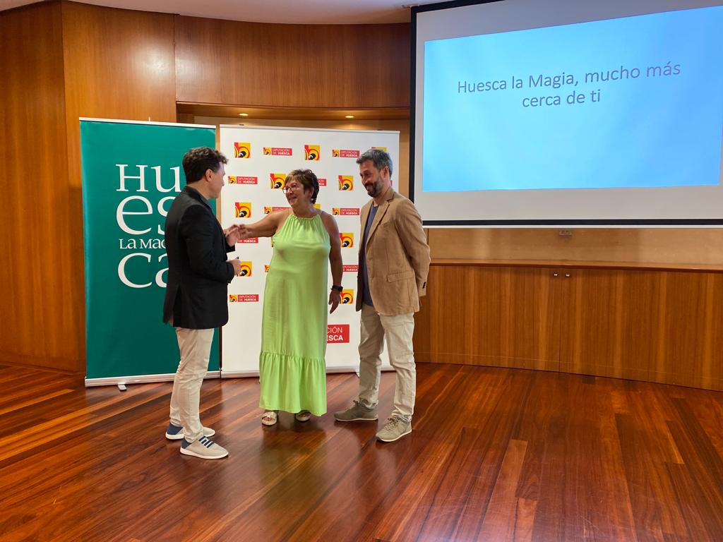 Fernando Blasco, Elisa Sancho y Germán Bueso