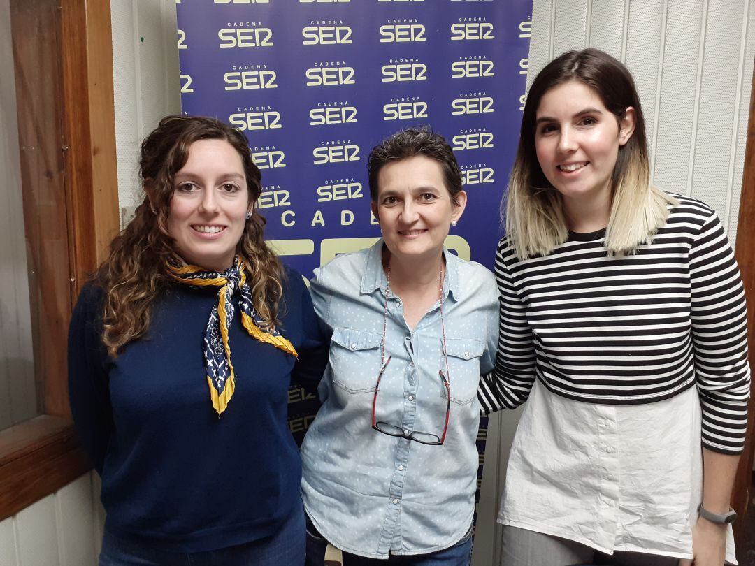 Mari Carmen Melguizo, Lucía Beltrán y Zora Groothuis.