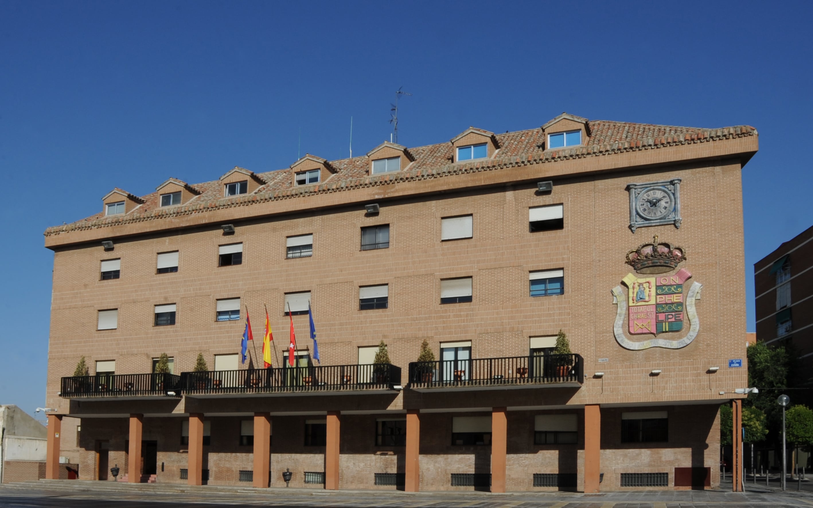 Fachada del Ayuntamiento de Móstoles