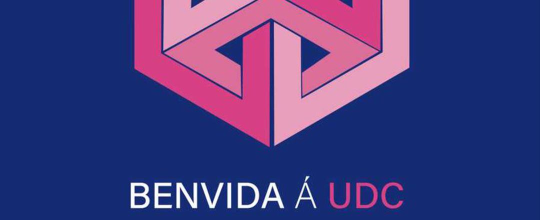 Cartel de la jornada de Bienvenida a la UDC