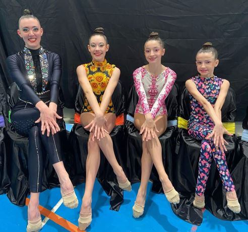 Las cuatro gimnastas clasificadas para el Campeonato de España