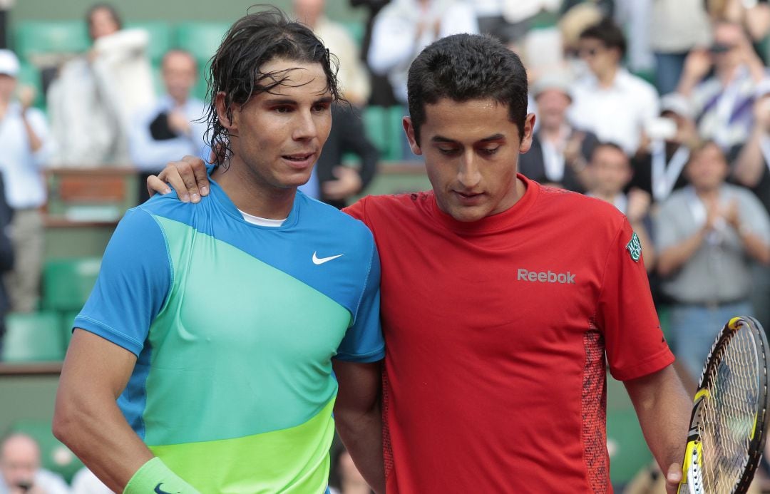 Nadal y Alamgro en Roland Garros