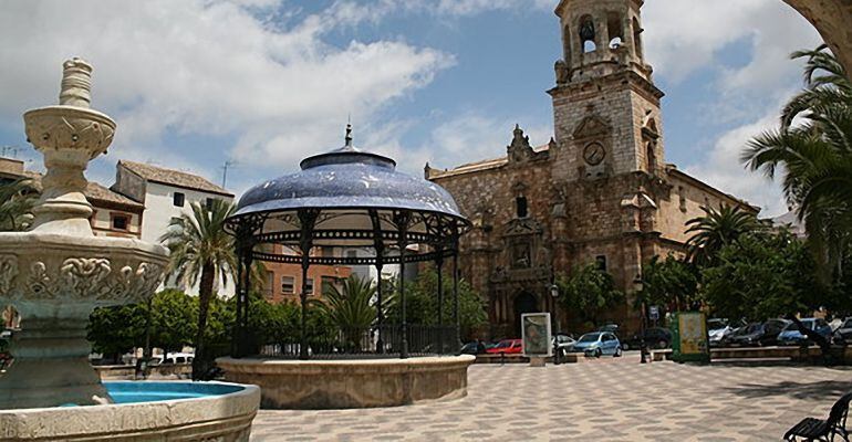 Plaza de la Constitución de Mancha Real.