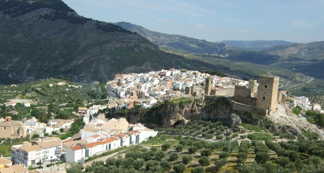 Vista aérea de La Guardia de Jaén.