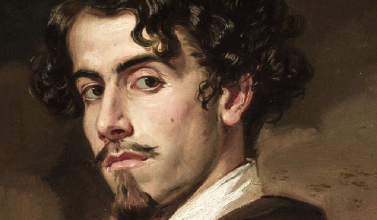 Retrato de Bécquer realizado por su hermano Valeriano