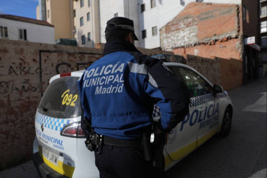 Un agente de la Policía Municipal de Madrid.