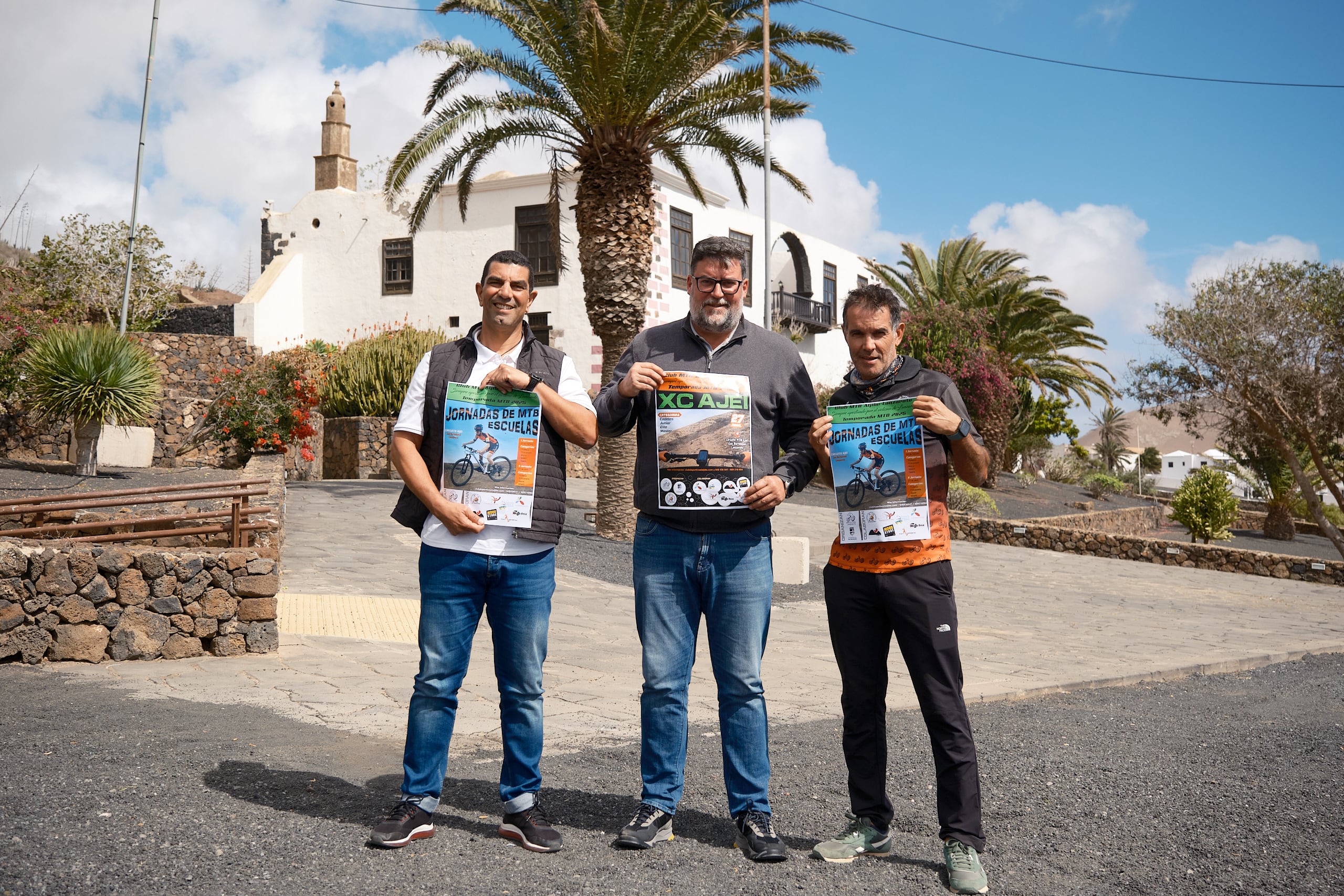 Presentación de las pruebas de ciclismo de montaña previstas en San Bartolomé de Lanzarote.