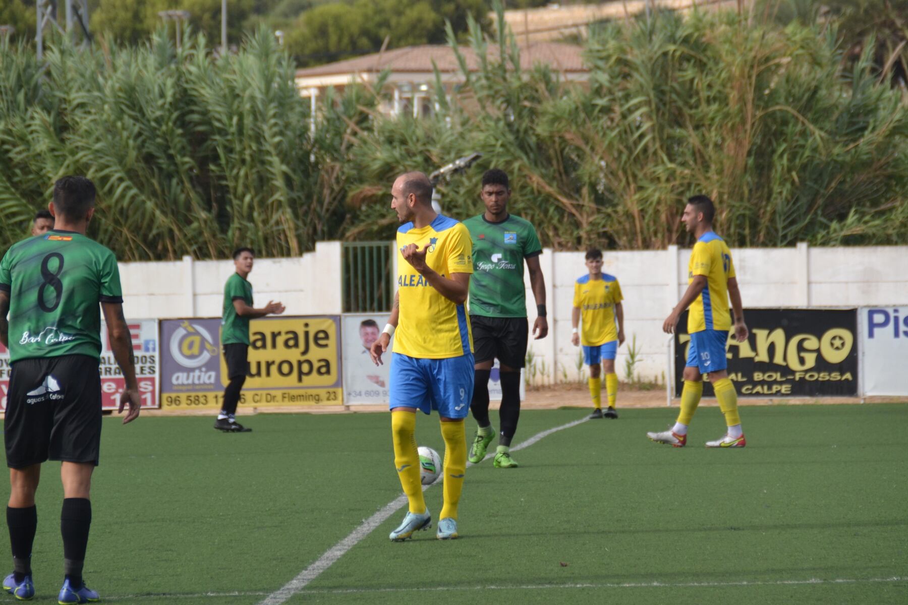 Panucci frente al Calpe.