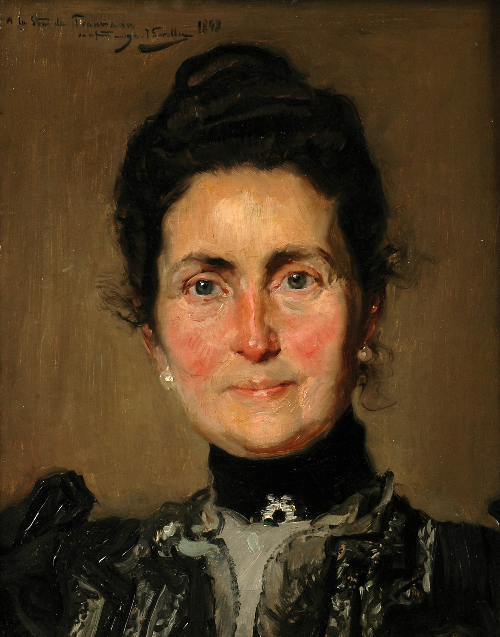 Retrato de Sophie Traumann, Joaquín Sorolla (Óleo sobre lienzo)