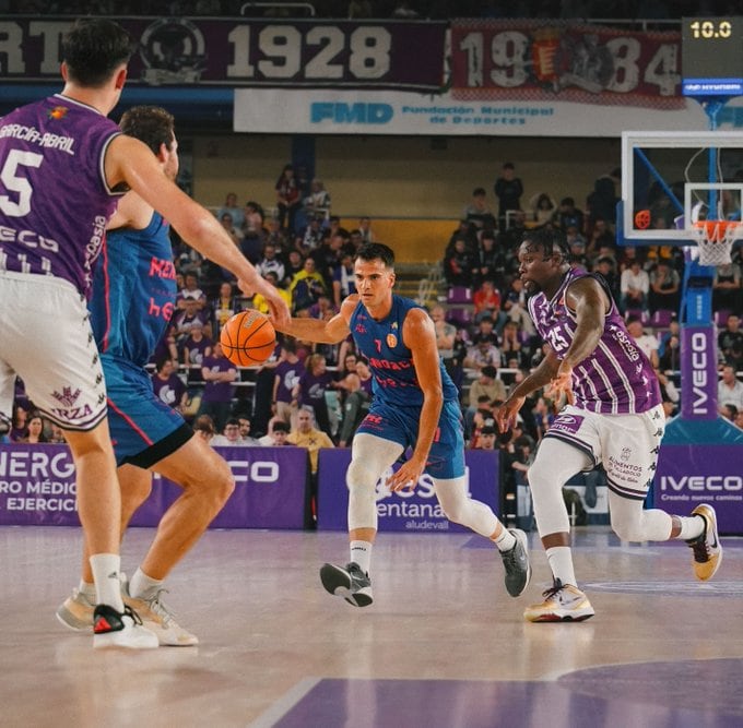 Pol Figueras va estar magistral a la direcció de joc i va aportar punts vitals per asserenar l'equip en el partit més important de la passada temporada, la 'final' de Valladolid.