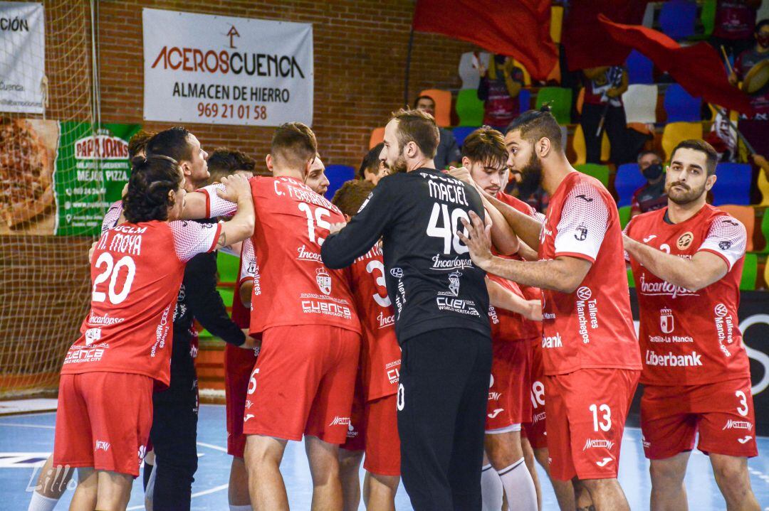 Jugadores del Incarlopsa Cuenca en un partido 