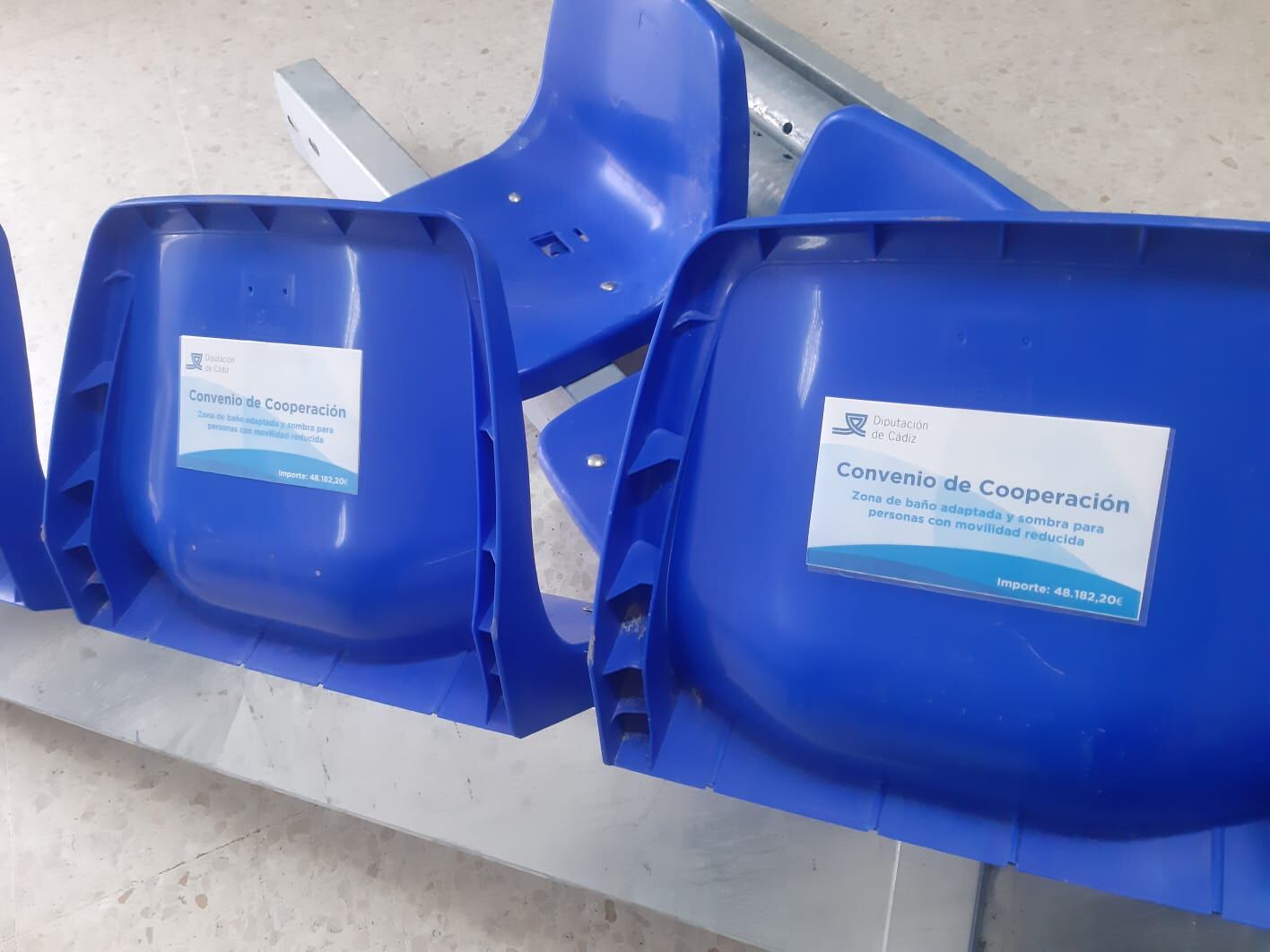 Equipamiento adaptado en la playa