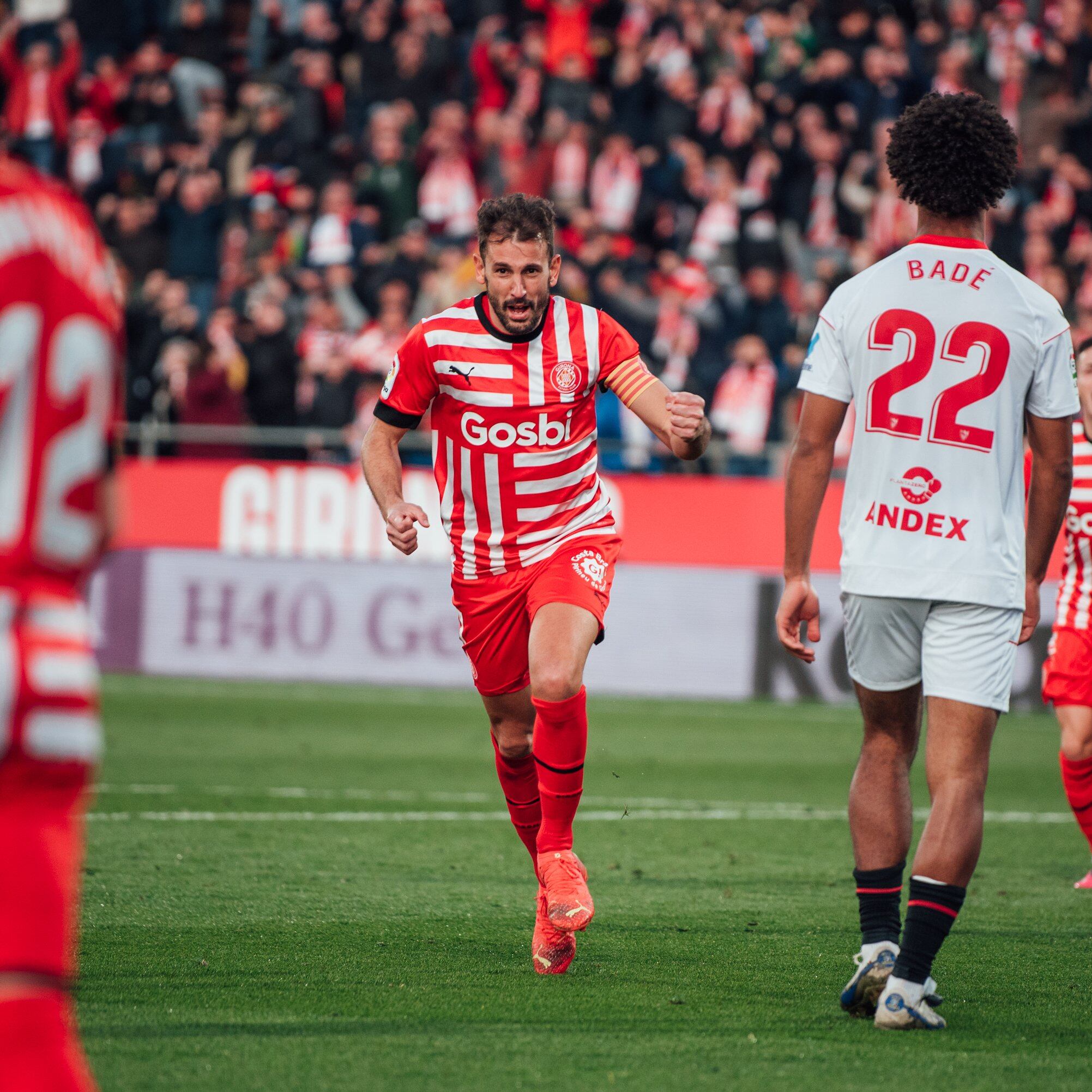 Cristhian Stuani, celebrant el gol de l'empat.