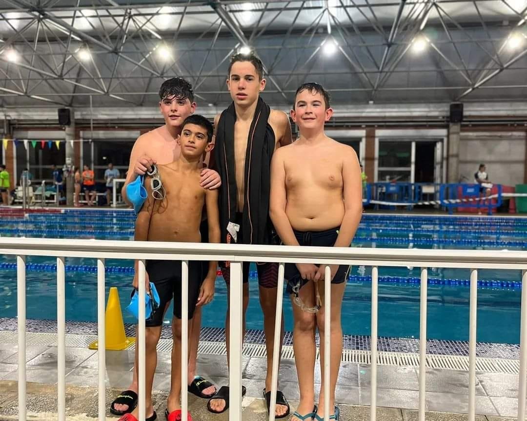 Alevines del Club Natación Villena