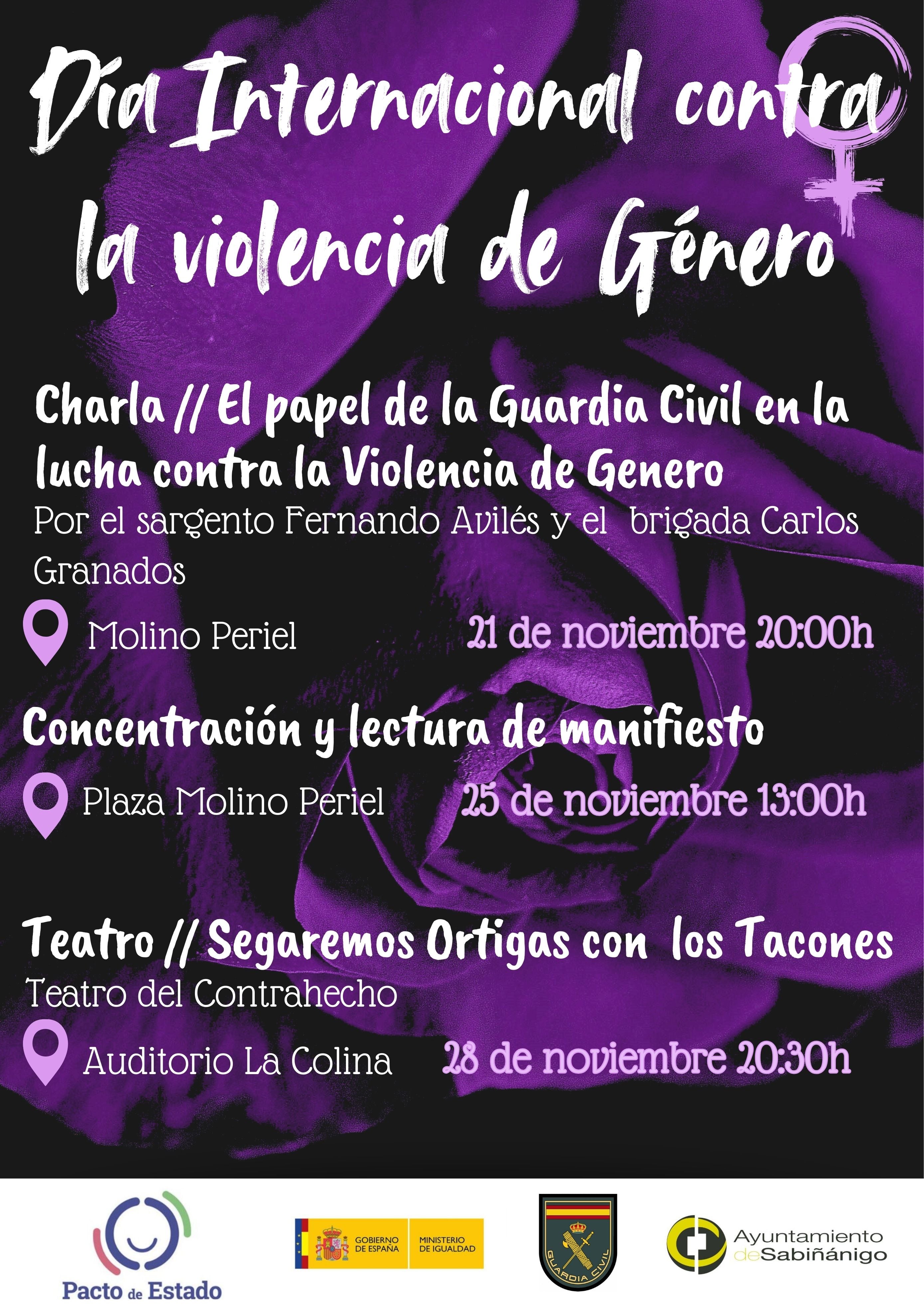 Actividades por el 25N en Sabiñánigo