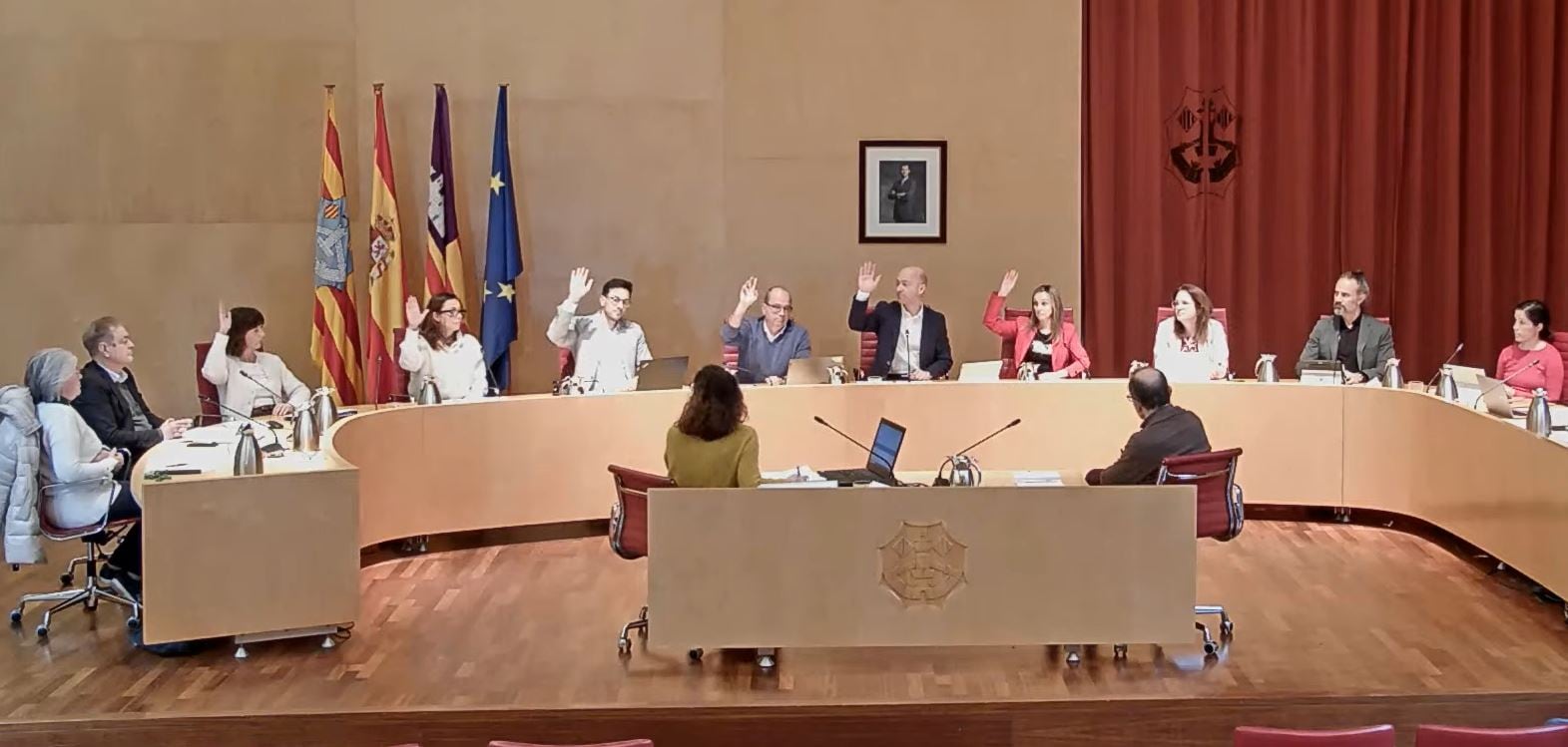 Votació al Consell insular